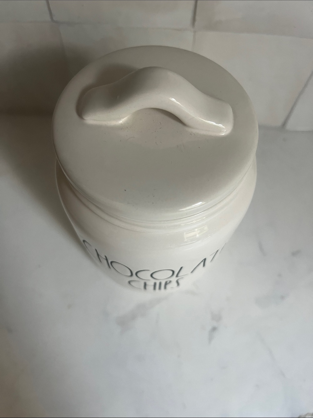 Rae Dunn Chocolate Chips Baby Canister - Picture 2 of 7